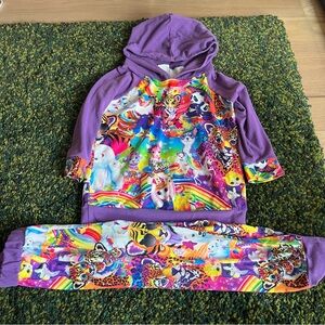 Lisa frank tracksuit set
